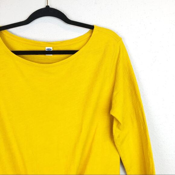 ⭐Old Navy Mustard Yellow Tie Sweater - Picture 1 of 5